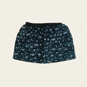 Tocoto Vintage Animal Print Skirt